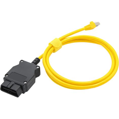 Câble Ethernet vers OBD-ENET, codage série F/G (1 pièce, jaune)
