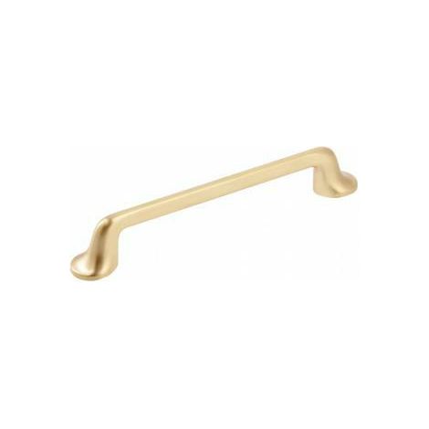 Tirador para muebles GTV FABRICIO de 128 mm, color oro cepillado UZ-FABRICIO-128-18