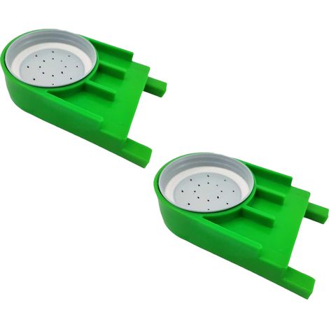 Distributeurs d'entrée de ruche verts, lot de 2, distributeur de ruche avec plateau anti-noyade, équipement apicole pour sirop sucré et eau fraîche, outil de nourrissage à enficher pour ruches standar (1/5)