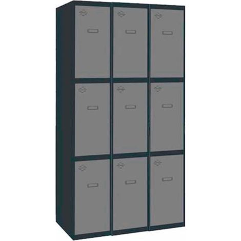 Taquilla 1800x900x500 SIMONLOCKER PROFESIONAL 3 PUERTA 3/9 300 (900)AN/GR marca SIMONRACK
