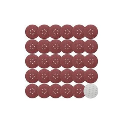 Set de disque de ponçage 225 mm, 30 pièces, P40, pour ponçage et polissage, compatible avec divers ponceuses (1/5)