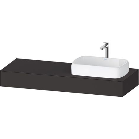 Consola Collection One de Duravit, 1400x550x170mm, con recorte a