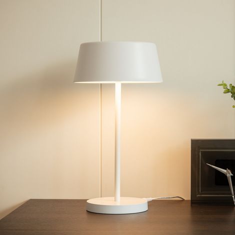 [NEUWERTIG] B-Ware Lindby Tischleuchte Tischlampe Led Milica Weiß Dimmbar