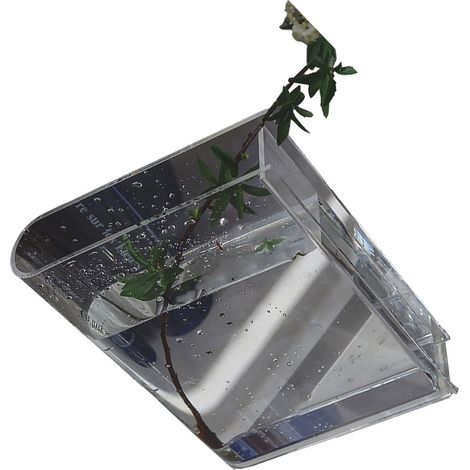 Vase-livre transparent de style nordique, décoration intérieure, livres de salon, présentoir de bureau. (1/5)