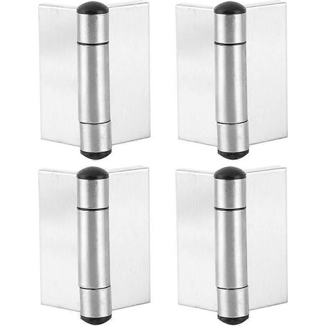 4pcs Charnière à Ressort Inoxydable Retour Automatique pour Armoire et Placard Quincaillerie (1/5)