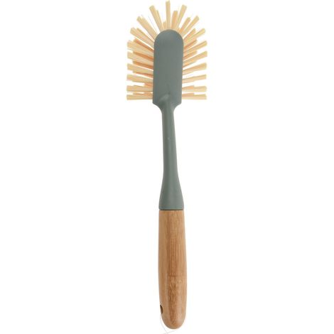 Brosse à vaisselle avec poignée en bambou, 28 x 7 x 6 cm (1/5)