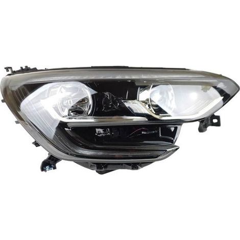 Phare droit Renault Megane 4 cadre noir, LED et Ballast  260102686R, 2016+