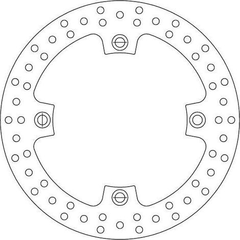 FERODO FREIN DISQUE FREIN FMD0237R ARRIÈRE UNBEKANNT