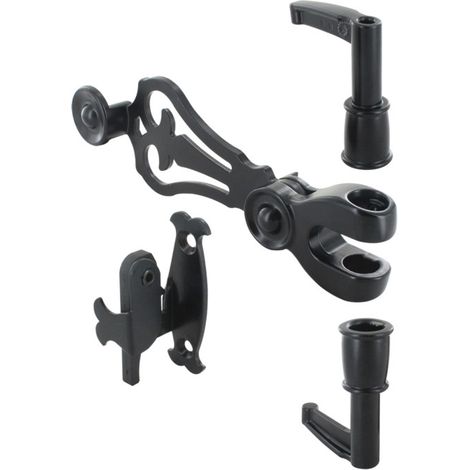 Espagnolette, Aluminium, Noir, Design Traditionnel, Fermeture pour Volet Battant, Fabrication Française (1/3)