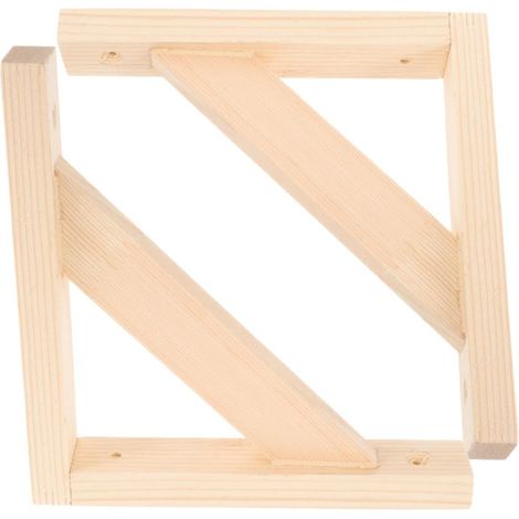 Supports d'Étagère Triangulaires Robustes en Métal, 2 Pièces, Cuisine et Bureau, Fixation Murale Stable et Facile à Installer (1/5)