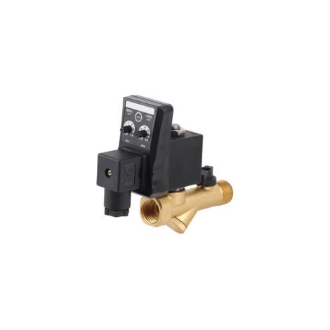 Vanne de vidange électronique automatique temporisée G1/2 DN15 pour condensat de compresseur d'air (AC230V)
