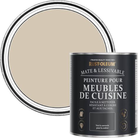 Peinture Beige pour Meubles de Cuisine, Finition Mate - Caramel 750ml (1/5)