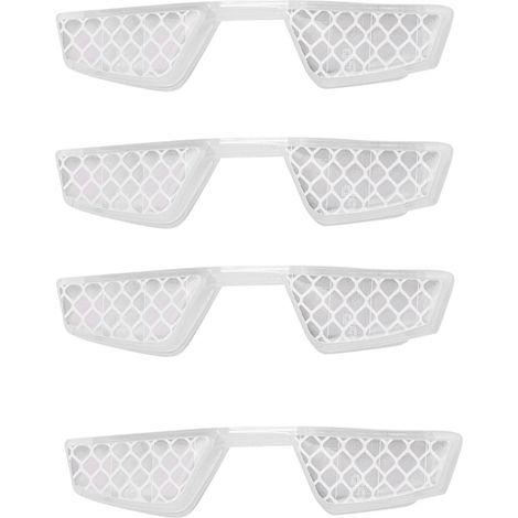 Lot de 4 bandes réfléchissantes anti-rayures pour portière de voiture, protège-bordure en caoutchouc invisible (1/5)