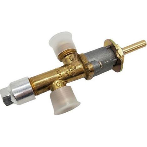 Vanne Gaz - Laiton - Raccord DN10 Fileté Femelle 3/8 Pouces - Système Contrôle Basse Pression - 1 Pièce (1/4)