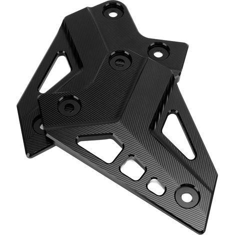Couvre-repose-pieds de moto, plaque arrière, protection de talon, alliage, remplacement pour Z900 2017-2021, noir (1/5)