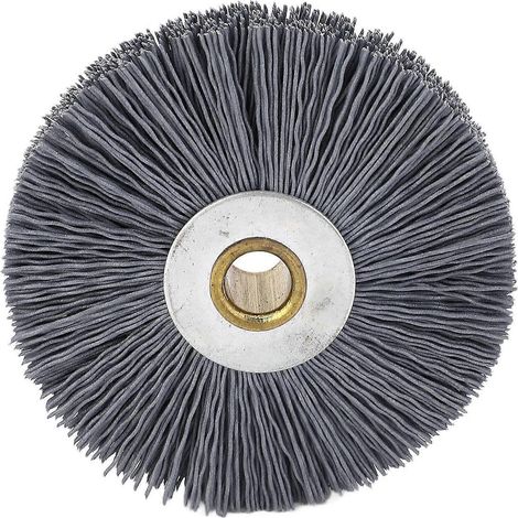 Schlüsselmaschinenbürste 80x20x10mm Nylon und Edelstahl Multifunktionale gekräuselte Drahtbürste
