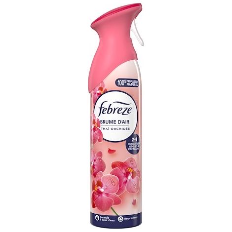 Désodorisant Febreze Brume d'air Thaï Orchidée - Aérosol 185 ml (1/5)