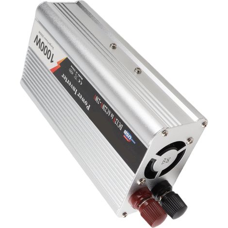Convertisseur de puissance pour véhicule 1000 W avec interface USB, ventilateur de refroidissement silencieux, convertisseur CC 12 V vers CA 220-230 V (1/5)