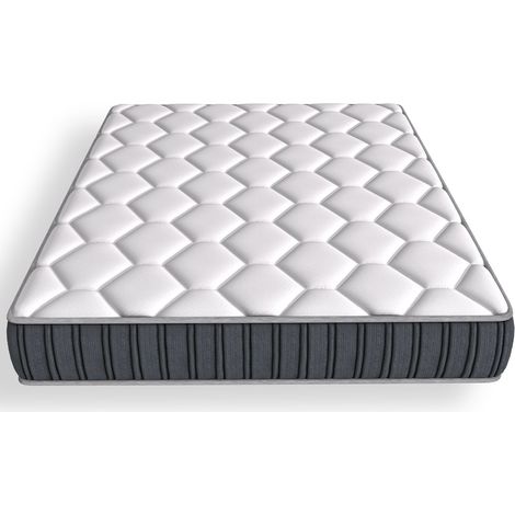 Matelas mémoire de forme 180x200 Memo Prestige Hbedding - Mousse ergonomique, mousse HR 35kg et mousse à effet mémoire de forme (1/5)