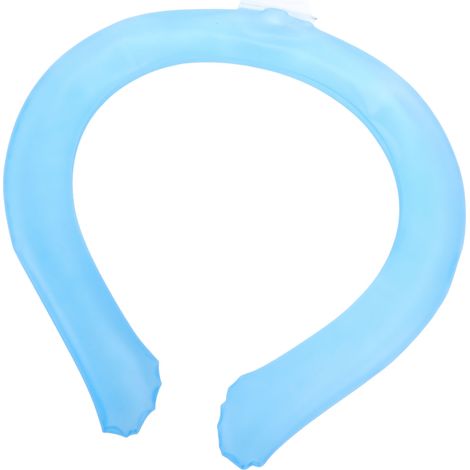 Tour de cou rafraîchissant et portable pour l'été, réutilisable, idéal pour les activités de plein air et pour soulager la chaleur (bleu). (1/5)