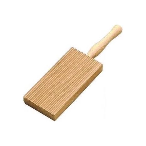Panetta rigagnocchi doppia faccia legno di faggio 21x6 cm