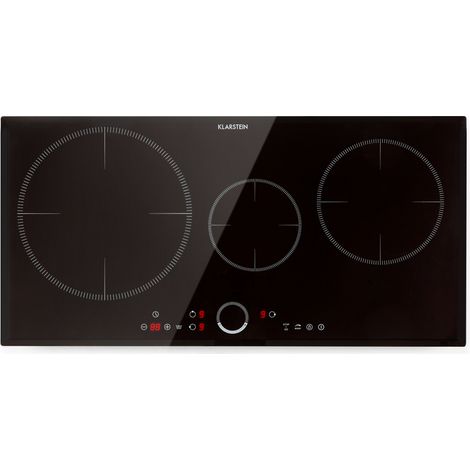 Klarstein Delicatessa 80 Piano Cottura a Induzione 3 Zone 7400W Vetroceramica