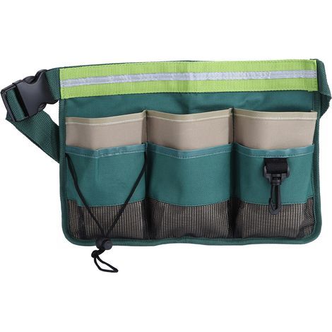 Gartengerätetasche mit mehreren Fächern, Hängeorganizer mit verstellbarem Gürtel, Gartenzubehör (1/5)