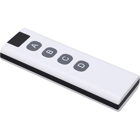 Télécommande de Garage 4 Boutons Silicone, Portée Étendue Haute Sensibilité 433MHz (1/5)