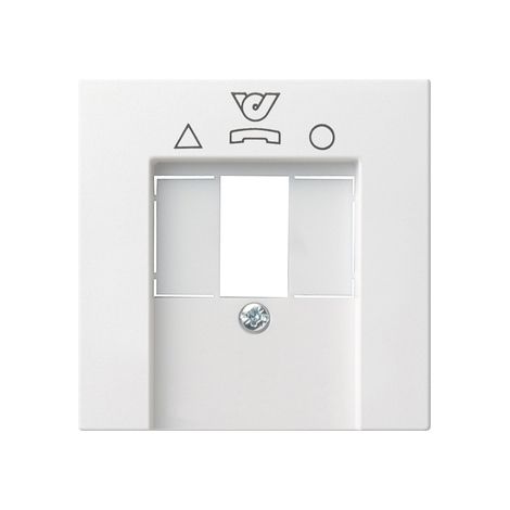 Piastra di copertura Gira system 55 lucida 9x8 cm