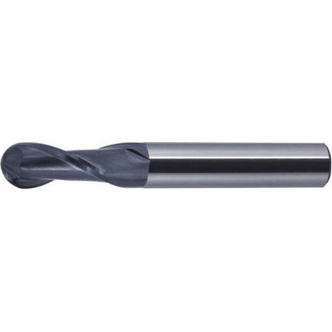 Fraise à Queue - Carbure 6 0 Mm - Rayon 3 0 Mm - Longueur Totale 50 Mm - 2 Dents - Pour Fraiseuse À Bois Et Matériaux Non Ferreux - 1 Pièce