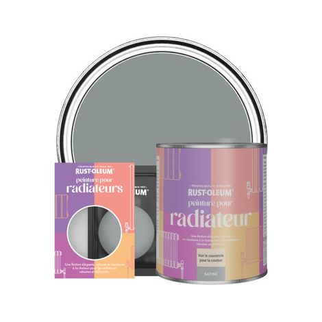 Peinture pour Radiateur, Finition Satinée - Ardoise (1/3)