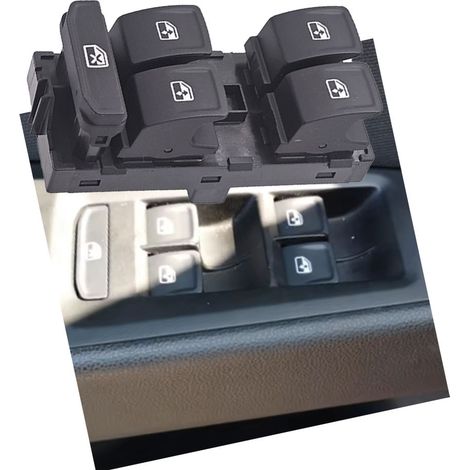 The reference number 5E0959857E refers to the electric window switch for Volkswagen Skoda Octavia vehicles. (1/4)