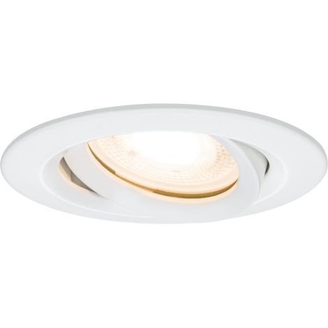 Nova Spot encastrable pour salle de bains LED GU10 7 W IP65 blanc mat S309401