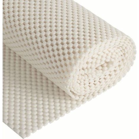 Tapis Antidérapant - 50 x 150 cm - PVC - Pour Coffre De Voiture Salle De Bain Tiroir - Découpable Lavable - Blanc (1/5)