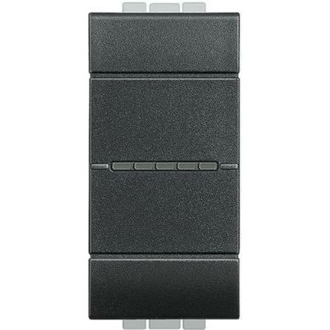 Bticino ll - interruttore assiale ax 1p 10a 1m antracite 1p 10 ax 250vac