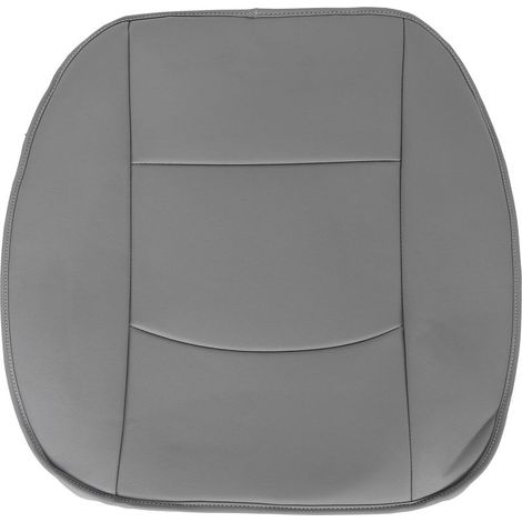 Coussin de siège de remplacement en cuir PU pour voiture, housse de tapis de protection avant pour berline à 4 portes SUVGray (1/5)