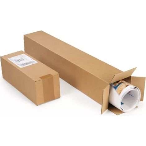 20 cartons d'emballage allongés 31 x 10.5 x 10.5 cm - Simple cannelure