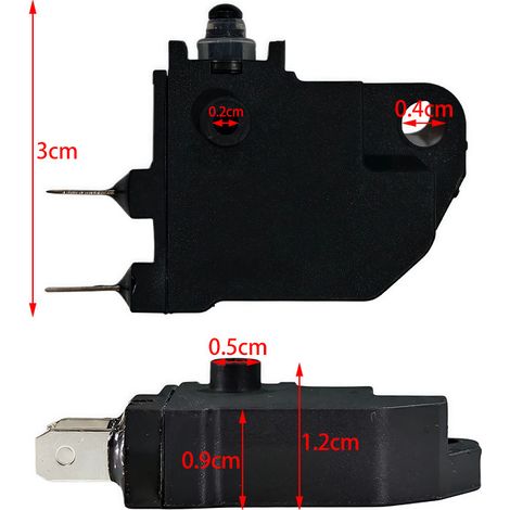 Motorrad-Modifikationsteile, Pumpe, wasserdichter Scheibenbremsschalter, universeller Motorradschalter, hochwertige Verarbeitung (1/4)