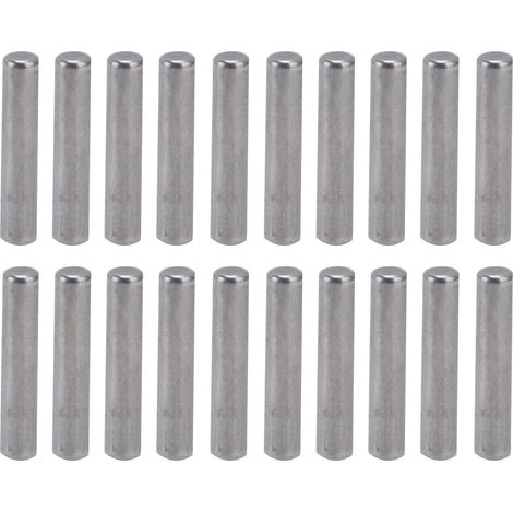 20 tiges en acier inoxydable 4101‑0006‑0030 Φ6mm D pour robots, tours et équipements d'ingénierie
