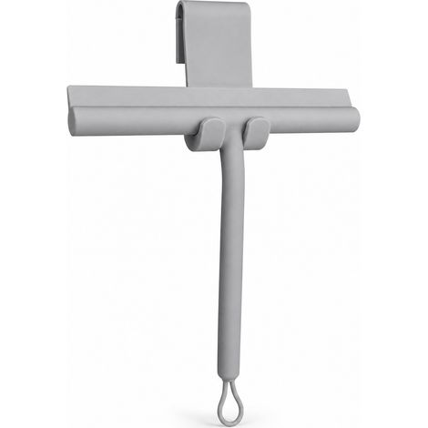 Tergivetro in silicone con gancio per bagno grigio (1/5)