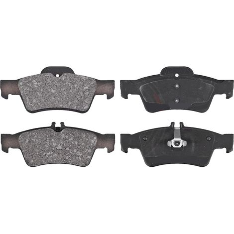 KIT PASTIGLIE FRENO POSTERIORI compatibile con MERCEDES-BENZ CLASSE S (W221) / PASTIGLIE FRENANTI AUTO OEM P 50 052 / A 00 377, / SOSTITUZIONE DIRETTA / BASSA POLVERE / SILENZIOSO (1/4)