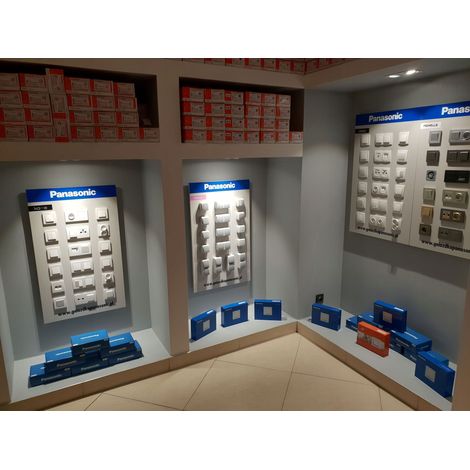 Cornice Panasonic Linnera S plastica 8x8 cm IP 20 (1/3)