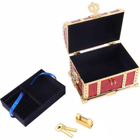 Coffret Rangement Bijoux Bague Collier Vintage Élégant Organiseur Déco Mariage (1/5)