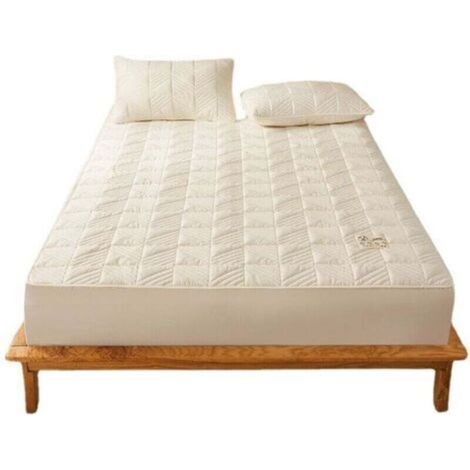 Surmatelas 150 x 200 Memoire de Forme, Fibre de Rafraichissant sur Matelas 2 Personnes 150x200 avec Poche Extra Profonde Ikodm (1/4)