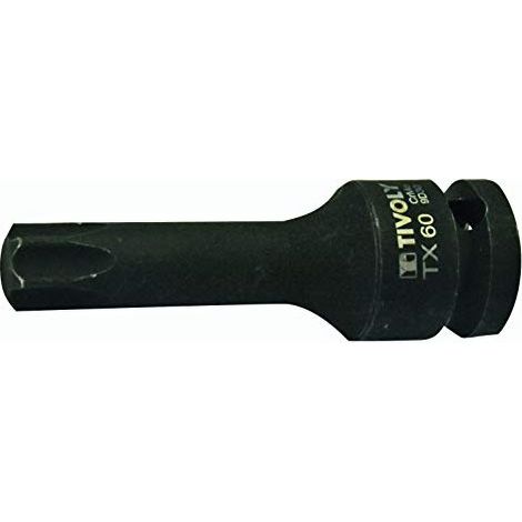 Douille 1/2  à choc Torx mâle N°60 Goujons récalcitrants.TIVOLY