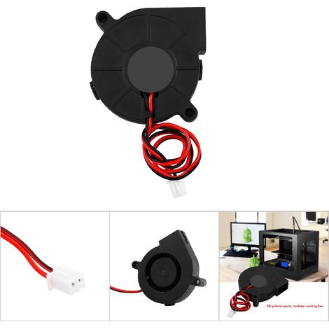 Ventilateur de bureau USB 12,7 cm (5 pouces) - Mini ventilateur portable pour la maison, le bureau, le camping et les voyages, ventilateur de table personnel alimenté par USB pour PC et ordinateur por (1/5)