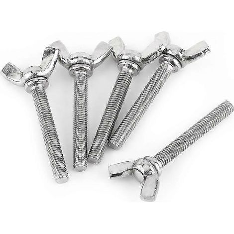 5 vis à oreilles M5 en acier inoxydable, vis à oreilles à main [M510mm] (1/3)