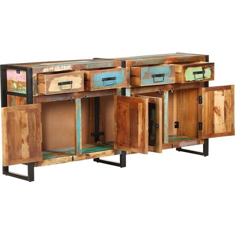 Maison Exclusive - Credenza 172x35x80 cm in Legno Massello di Recupero (1/5)