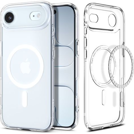 iPhone 17 Air Ultra Hybrid MagSafe Schutzhülle – Transparent und Weiß (1/5)