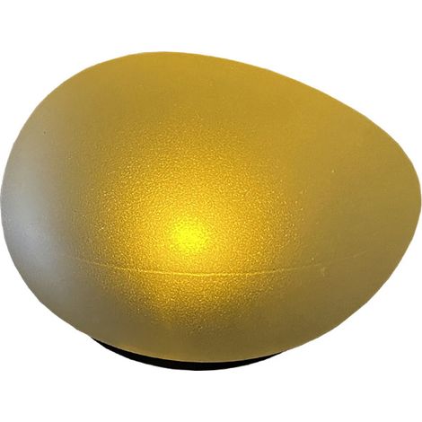 Lampe Solaire Jardin - Lampe Pierre Décorative Étanche avec LED - Fonction Crépuscule à Aube - Projection Effet Onde - 16,6 x 14,4 x 11 cm - 1 Pièce (1/5)